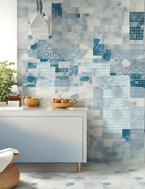 Ideia de design de azulejos para casa