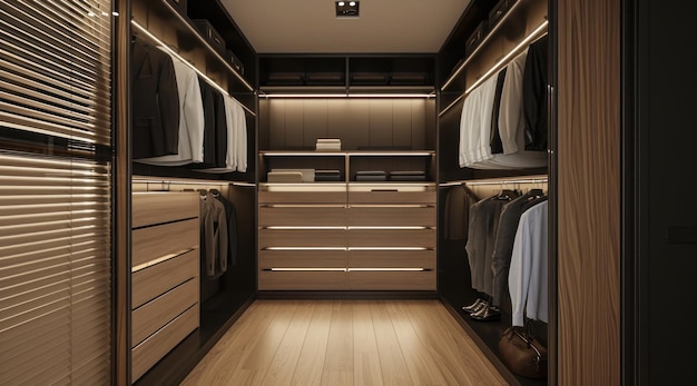 Foto idéias de design de armário de estilo minimalista