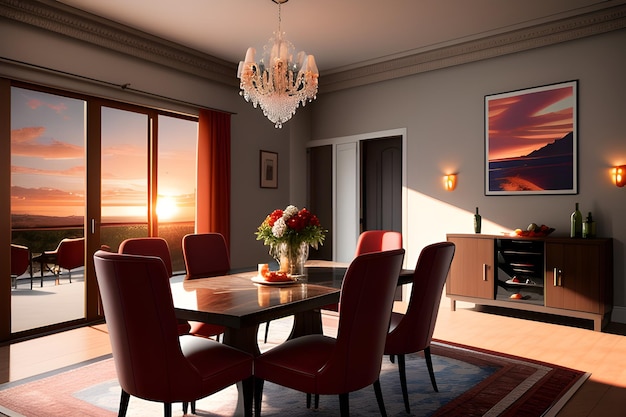 Ideias de design interior de sala de jantar moderna para um espaço elegante e funcional