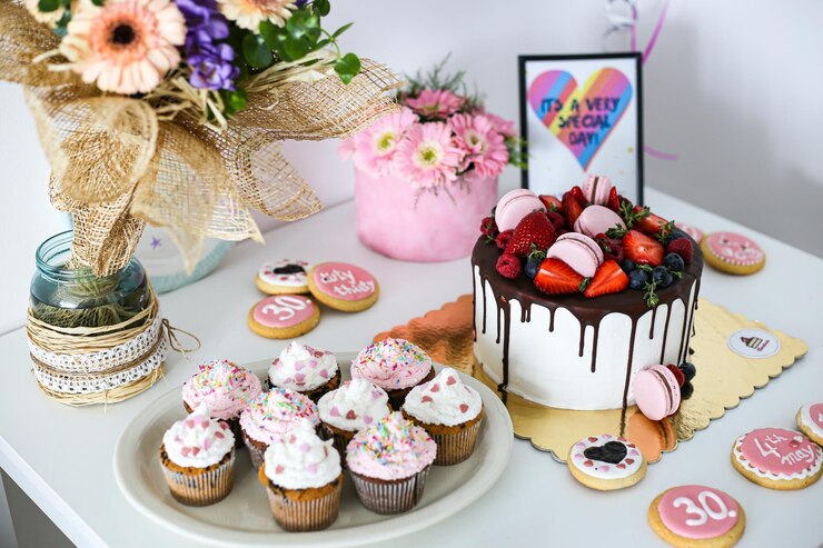 Foto ideias de festa de aniversário decoração rosa