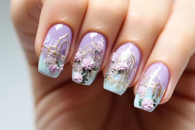 ideias de nail art para o verão