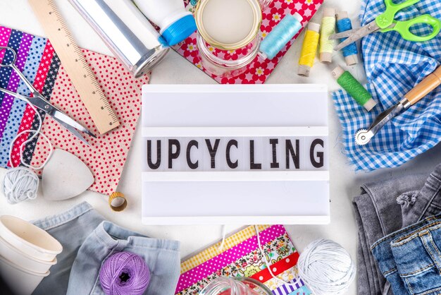 Ideias e materiais de upcycling diy