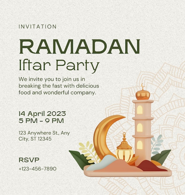 Iftar-Party für den Ramadan