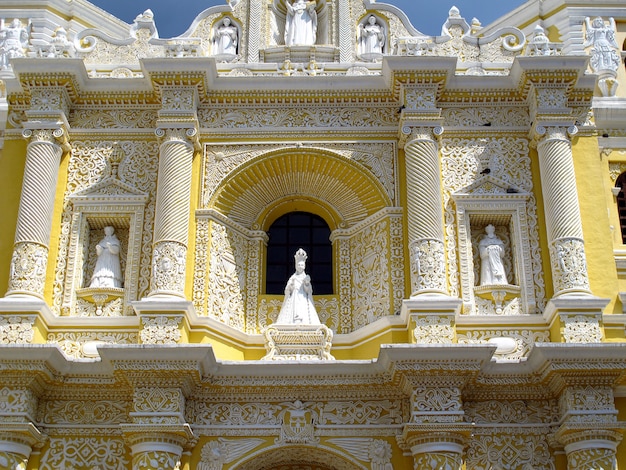 Foto la iglesia en antigua, guatemala