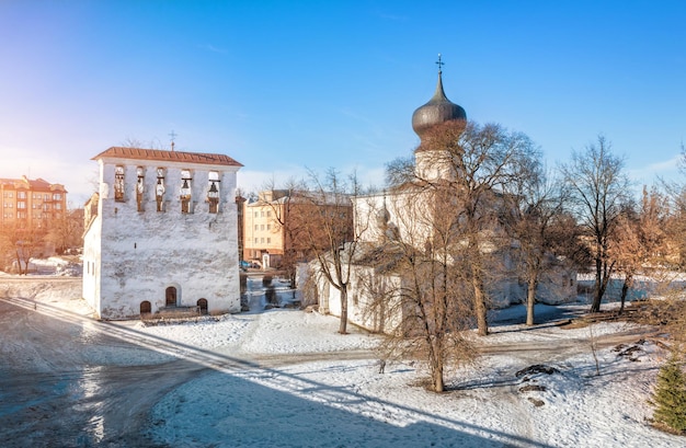 Foto iglesia de la asunción en pskov