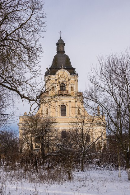 Iglesia barroca del siglo XVIII de la Trinidad en la aldea de Mykulyntsi