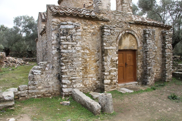 Iglesia bizantina en Naxos Grecia