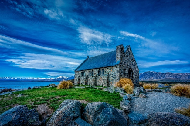 Iglesia del buen pastor Lago Tekapo Nueva Zelanda