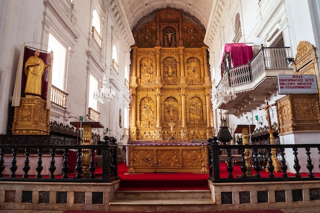 Iglesia católica en la Vieja Goa