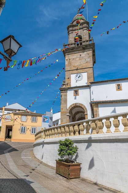 Iglesia en la ciudad de Foz Galicia España