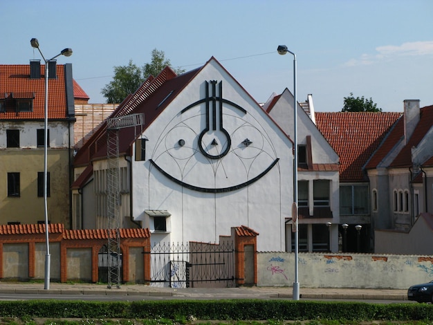 La iglesia en la ciudad de Kaunas Lituania