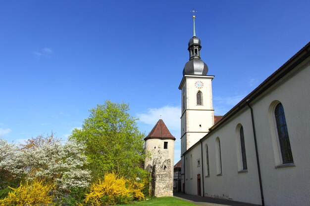 Iglesia en la ciudad de Lauda, Alemania