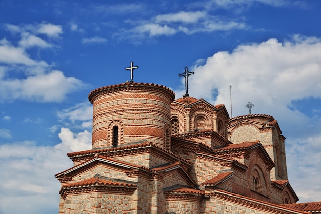 Iglesia en la ciudad de orquídeas, macedonia