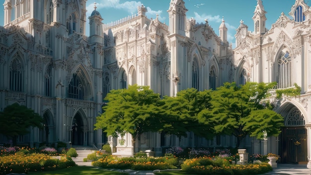 Una iglesia en la ciudad de Sevilla