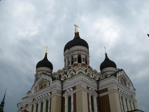 La iglesia en la ciudad de Tallin Estonia
