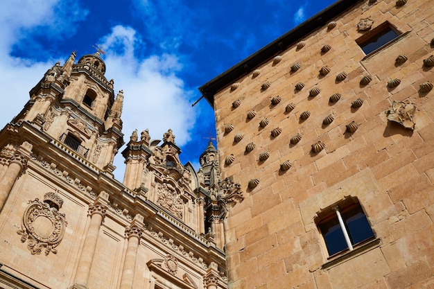 Iglesia de la Clerecia de Salamanca y Casa Conchas.