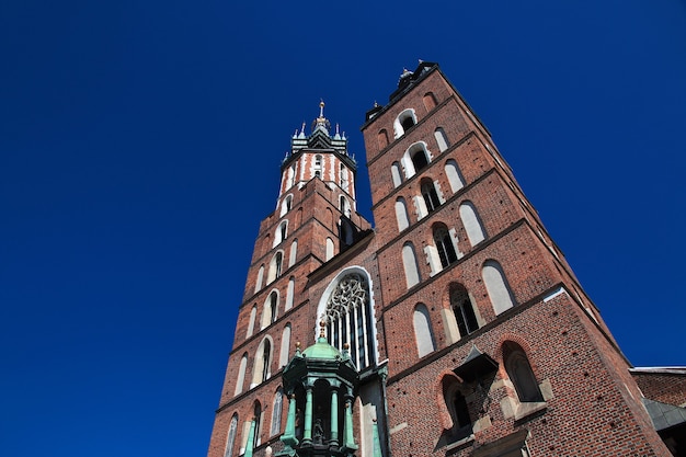 La iglesia de Cracovia, Polonia.