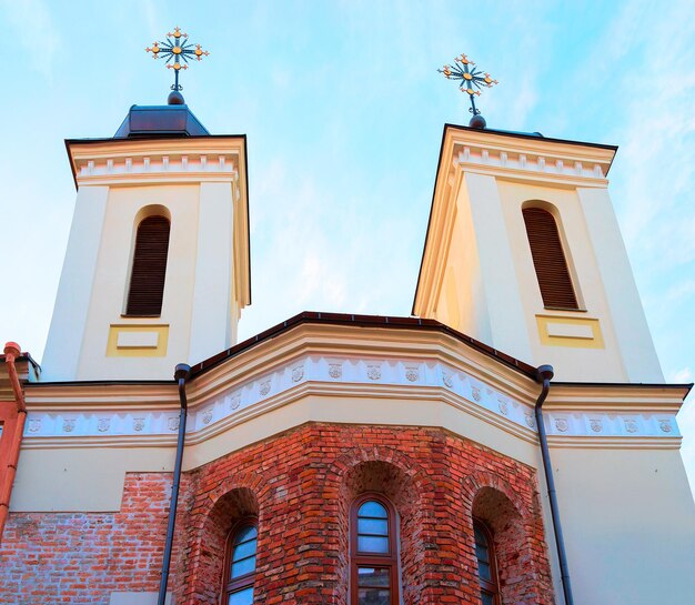 Iglesia dominicana del Espíritu Santo en el centro de la ciudad vieja de Vilnius, Lituania