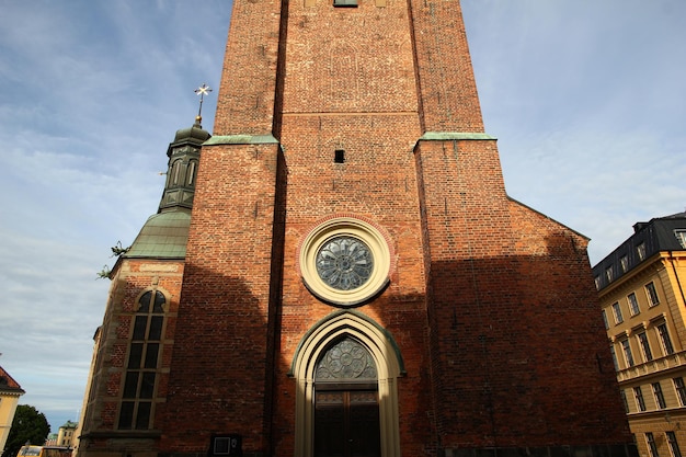 La iglesia en Estocolmo Suecia