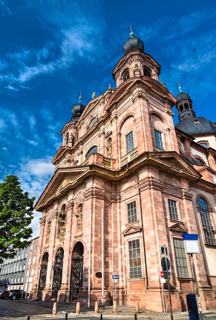 Iglesia jesuita en mannheim en badenwuerttemberg alemania