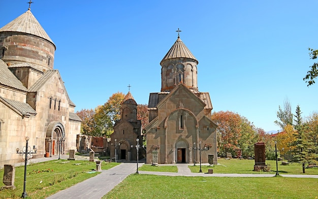 Iglesia Katoghike en Kecharis complejo monástico medieval ubicado en la ciudad de Tsakhkadzor Armenia