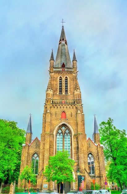 Iglesia de María Magdalena en Brujas - Flandes Occidental, Bélgica