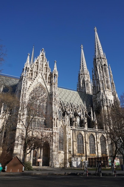 Iglesia neogótica en Viena