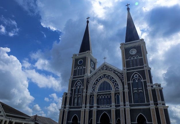 Iglesia de Niramon en Chanthaburi, Tailandia, mayo de 2017