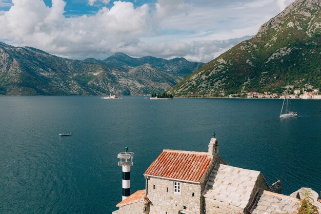 Iglesia de nuestra señora de los ángeles en donji stoliv montenegro