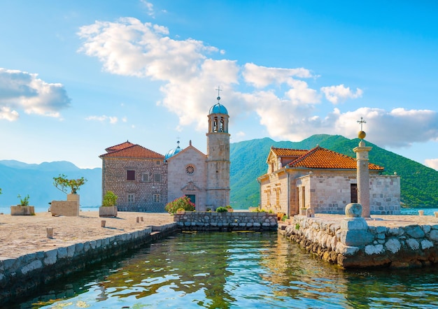 Iglesia Nuestra Señora de las Rocas en Perast, Montenegro