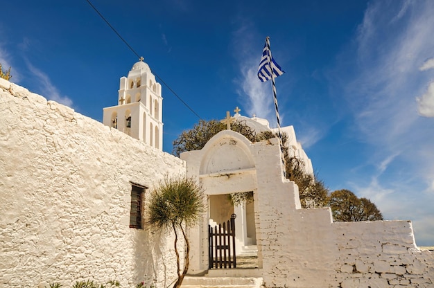 Iglesia de Panagia en la isla Grecia de Folegandros