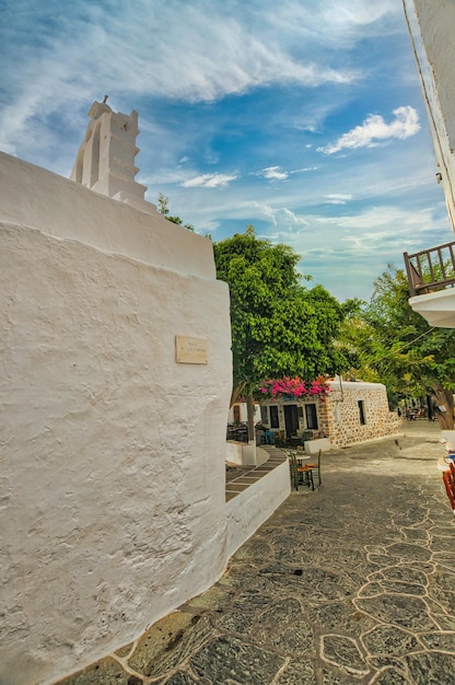 Iglesia en el pueblo de Chora de Folegandros