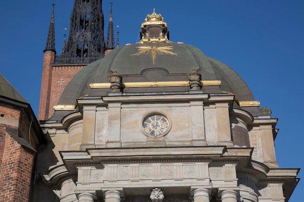 Iglesia de Riddarholmskyrkan en la isla de Riddarholmen, Estocolmo, Suecia