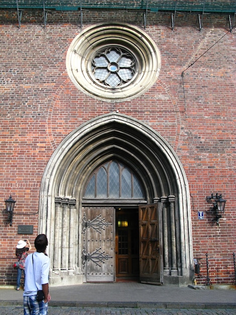 La iglesia en Riga Letonia