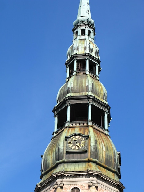 La iglesia en Riga Letonia