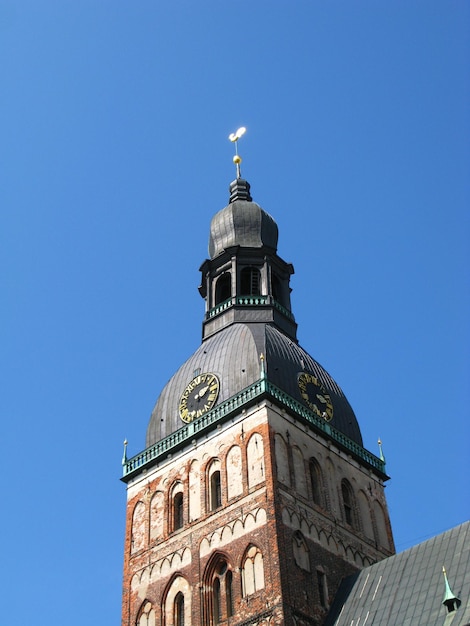 La iglesia en Riga Letonia