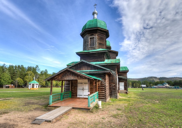 Foto una iglesia rusa de los viejos creyentes en ulan-ude