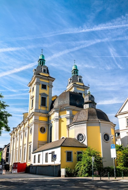 Iglesia de san andreas una iglesia parroquial católica romana en el centro de dusseldorf, alemania