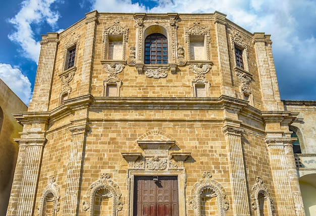 Iglesia de San Domenico al Rosario Fachada Gallipoli Salento Apulia Italia