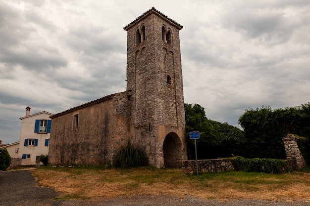 Iglesia de San Elías en Bale, Villa, Istria. Croacia