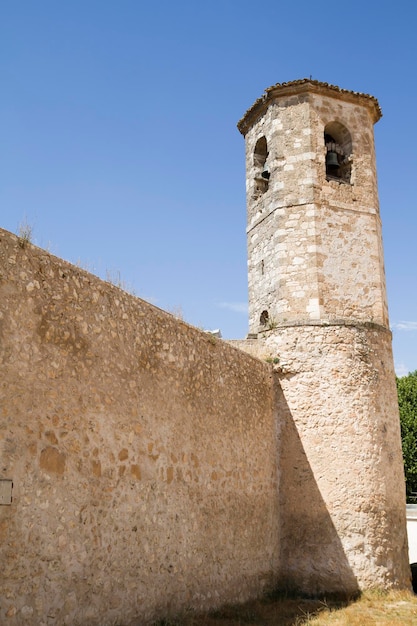 Iglesia de San Felipe, construida en el S. XIII del románico de transición al gótico. Brihuega, España