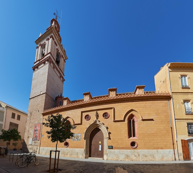 Foto iglesia de san nicolás en la ciudad de valencia