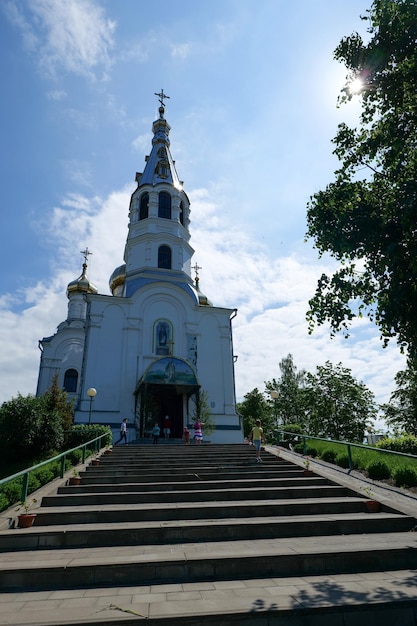 Iglesia de San Simeón Kamenets Bielorrusia Junio 2022