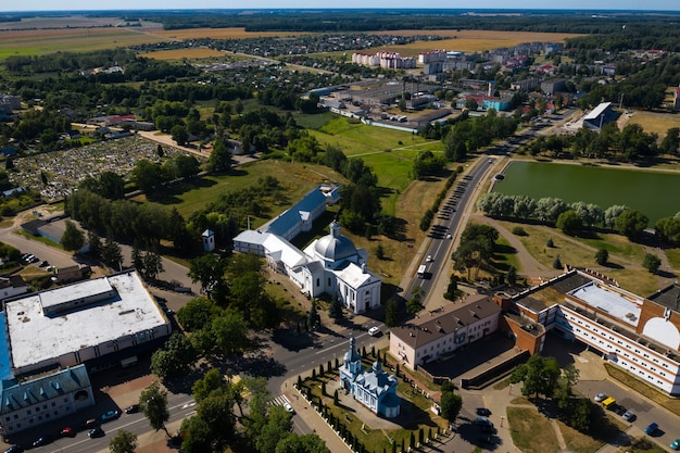 La Iglesia de Santa Teresa de Ávila es una Iglesia Católica en la ciudad de Shchuchin en Bielorrusia. Antigua Iglesia con edificios monásticos en la ciudad de Shchuchin.Europe.