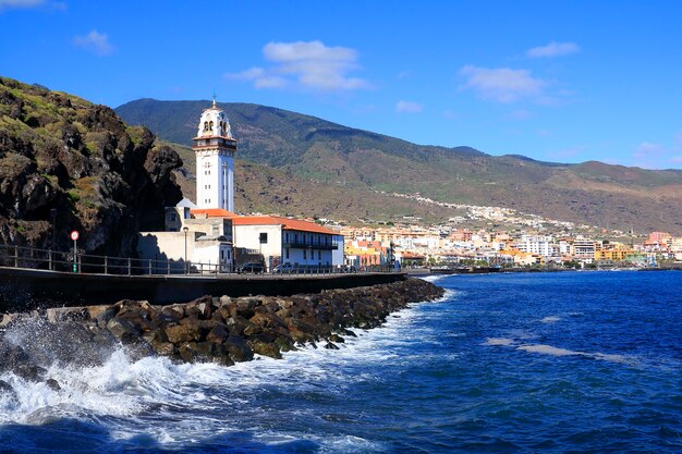 Igreja candelaria em tenerife, ilhas canárias, espanha.