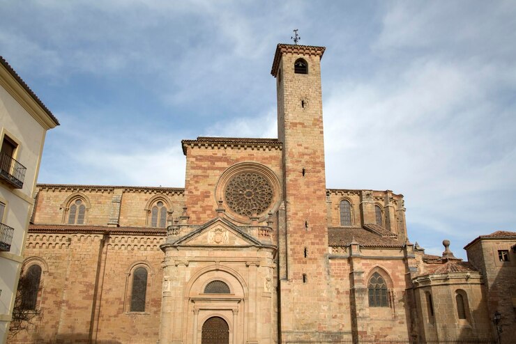 Foto igreja catedral de siguenza, guadalajara, espanha