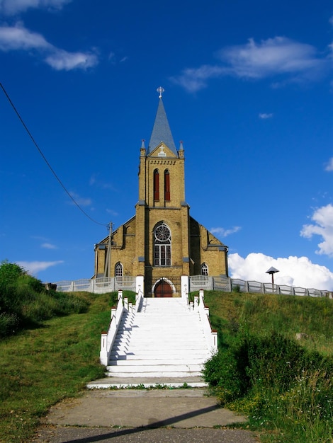 Igreja Católica da Ascensão na aldeia de Red Belarus