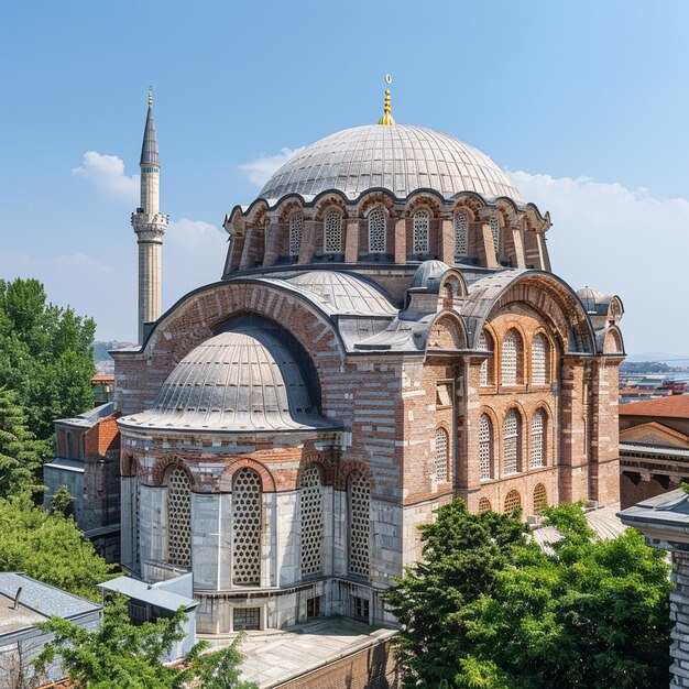 Foto igreja chora arquitetura histórica imagem de landmark de istambul