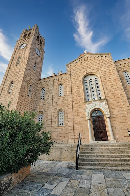 Igreja de Saint Grigoris na ilha de Egina Grécia