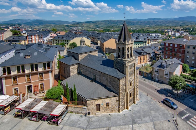 Igreja de san andreas em ponferrada santiago road spain